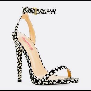 People StyleWatch/JustFab “Verity” Polka Dot Heels